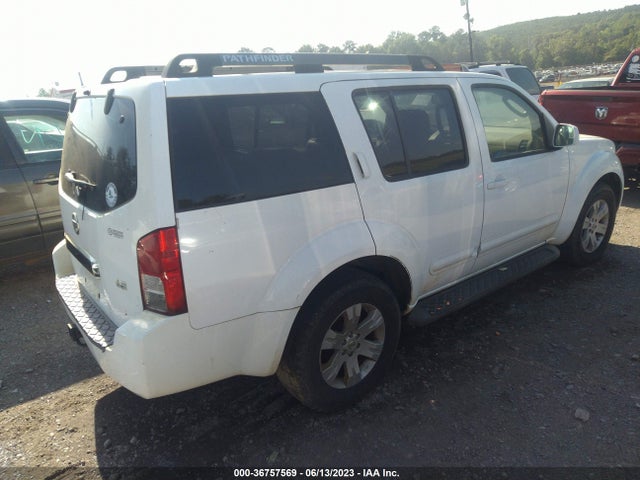 2007 NISSAN PATHFINDER LE VIN: 5N1AR18U07C624473