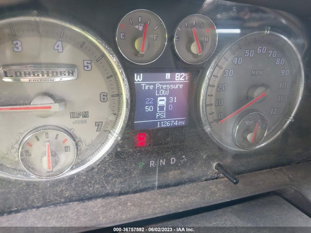 2012 RAM 1500 LARAMIE LONGHORN EDITION VIN: 1C6RD7PT5CS293544