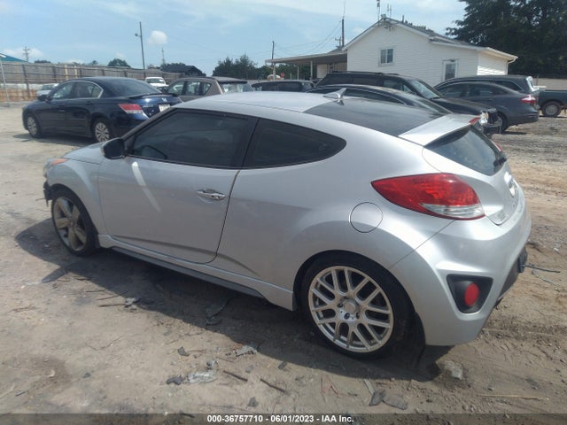 2013 HYUNDAI VELOSTER TURBO W/BLACK INT VIN: KMHTC6AE8DU175527