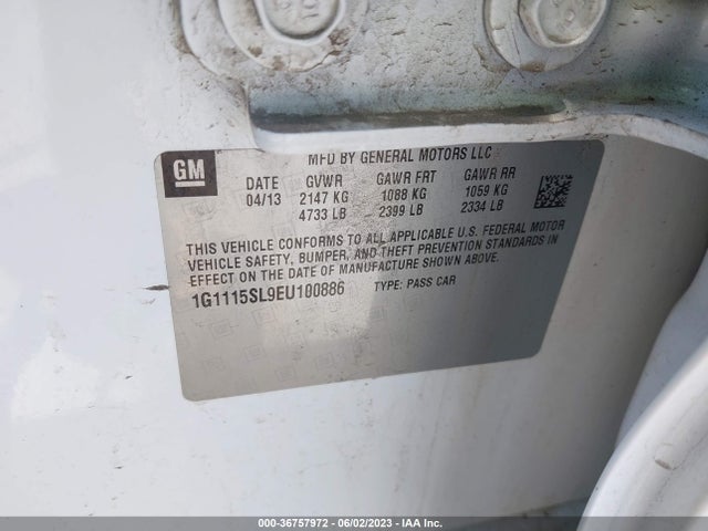Chevrolet lkw 2014 1G1115SL9EU100886 Image 21