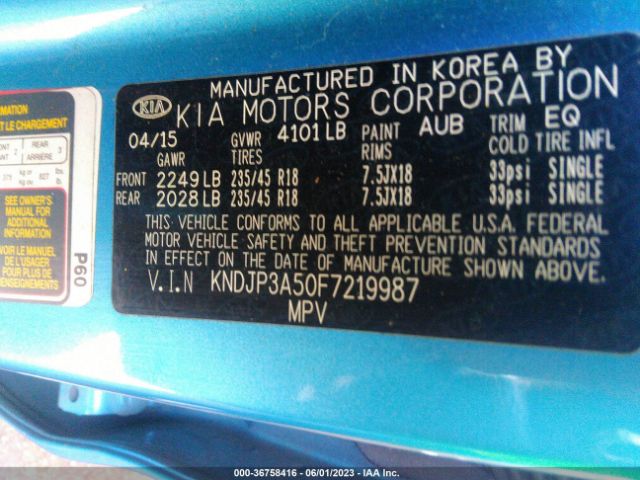KNDJP3A50F7219987 KIA SOUL +