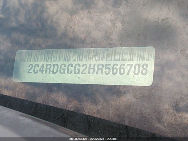 2C4RDGCG2HR566708 Dodge Grand Caravan Sxt