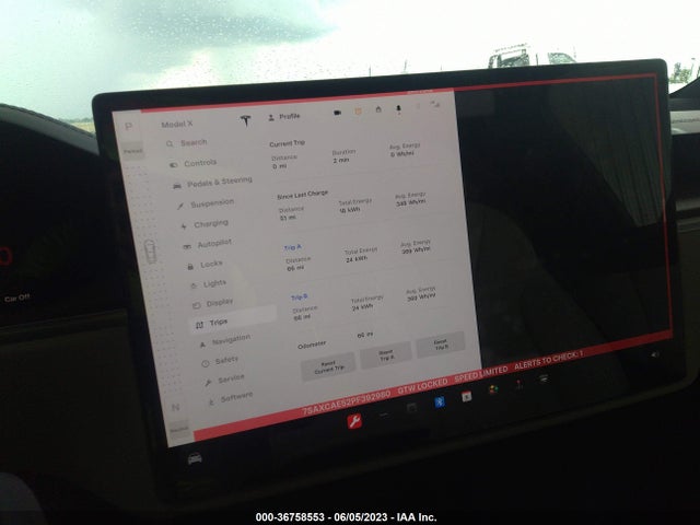 2023 Tesla Model X, VIN: 7SAXCAE52PF392980