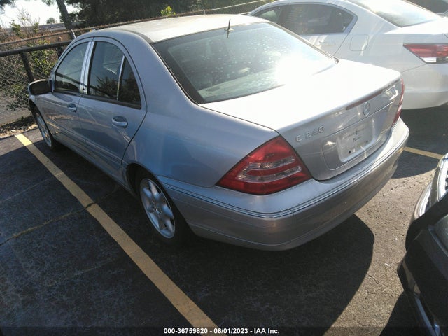 2002 MERCEDES-BENZ C CLASS VIN: WDBRF61J42F228758