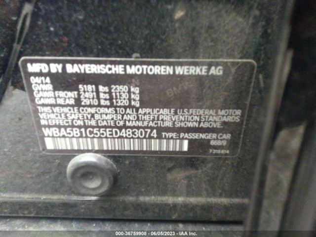 WBA5B1C55ED483074 BMW 5 Series 535i