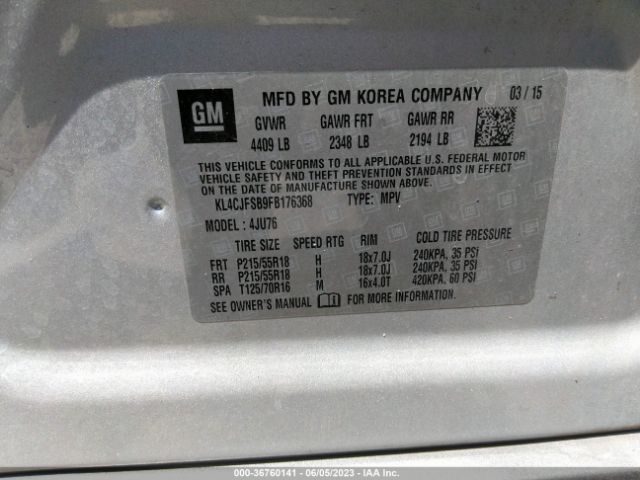 KL4CJFSB9FB176368 Buick Encore Convenience
