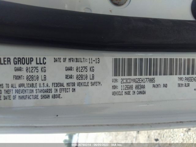 2C3CDYAG2EH177085 Dodge Challenger Sxt Plus