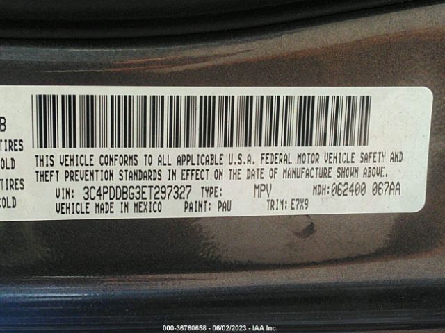 3C4PDDBG3ET297327 Dodge Journey Sxt