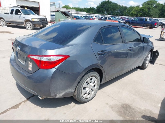 2014 TOYOTA COROLLA L/LE/S/S PLUS/LE PLUS VIN: 2T1BURHE4EC125873
