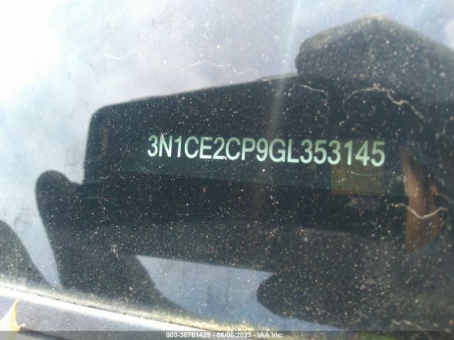 3N1CE2CP9GL353145 Nissan Versa Note S/s Plus/sv/sr/sl