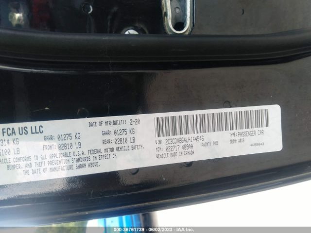 2C3CDXBG4LH144546 Dodge Charger Sxt