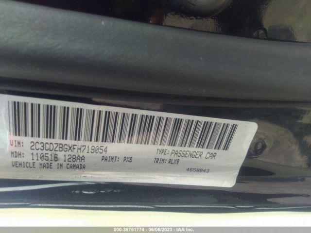 2C3CDZBGXFH719054 Dodge Challenger Sxt Plus