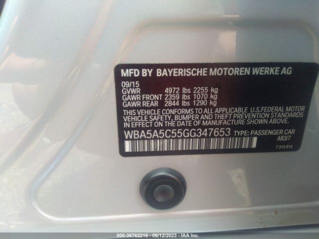 WBA5A5C55GG347653 BMW 5 Series 528i