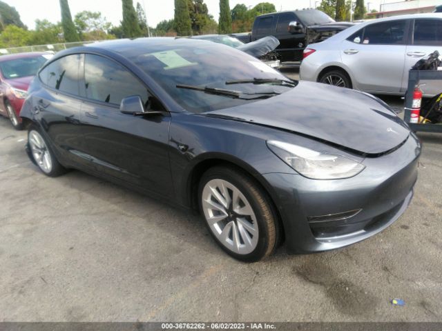 Aukcja sprzedaży 2022 Tesla Model 3, vin: 5YJ3E1EA9NF376422, numer aukcji: 36762262