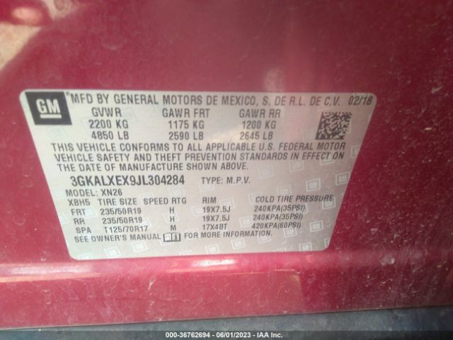 3GKALXEX9JL304284 GMC Terrain Denali