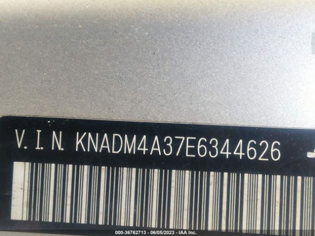 KNADM4A37E6344626 KIA RIO LX