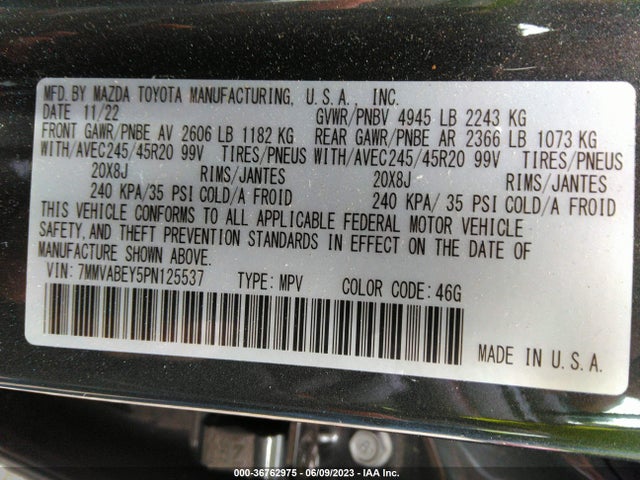 Mazda Cx-50 2.5 Turbo Premium Plus 2023 7MMVABEY5PN125537 Image 15