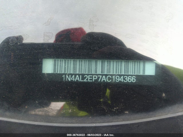 2010 NISSAN ALTIMA 2.5 S VIN: 1N4AL2EP7AC194366
