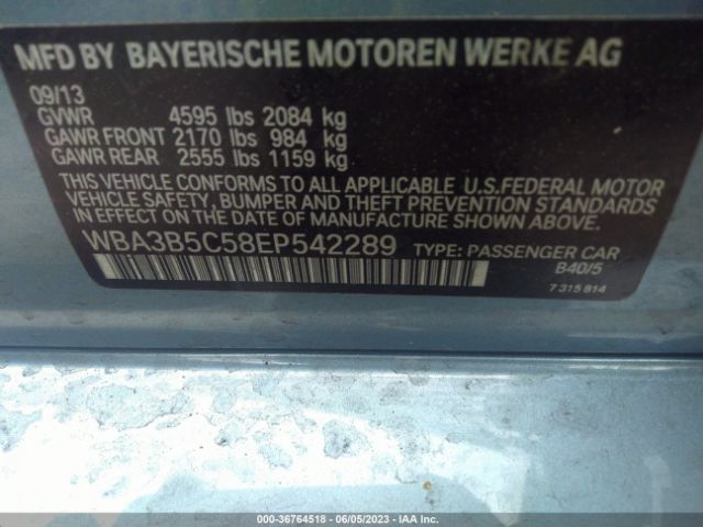 WBA3B5C58EP542289 BMW 3 Series 328i Xdrive