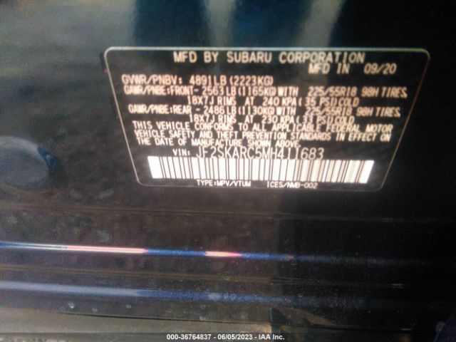 JF2SKARC5MH411683 Subaru Forester Sport