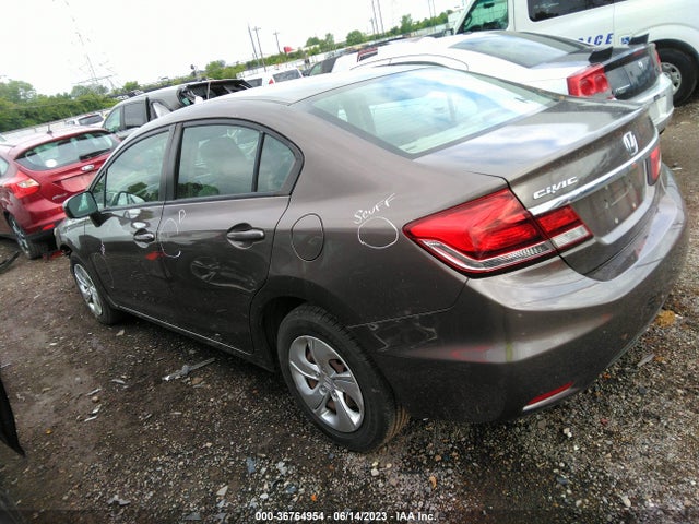 Honda Civic Sedan Lx 2014 2HGFB2F51EH545549 Image 3
