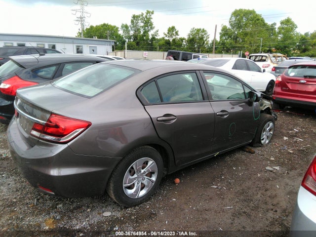 Honda Civic Sedan Lx 2014 2HGFB2F51EH545549 Image 4