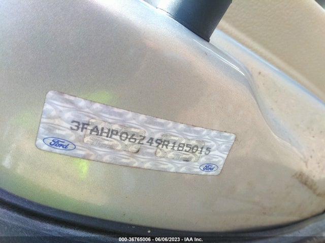 2009 FORD FUSION S VIN: 3FAHP06Z49R185015