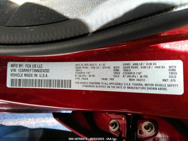 1C6RREFT3NN324282 RAM 1500