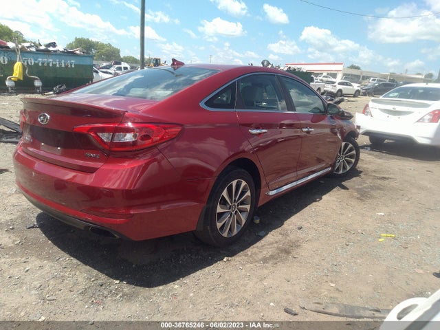 2016 HYUNDAI SONATA 2.4L SPORT VIN: 5NPE34AF6GH354674