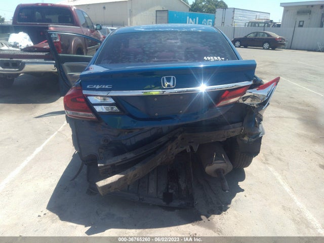 2013 HONDA CIVIC SDN EX VIN: 19XFB2F83DE215124