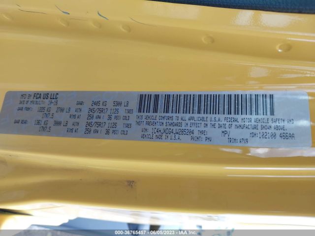 1C4HJXDG4JW285204 Jeep Wrangler Unlimited Sport S
