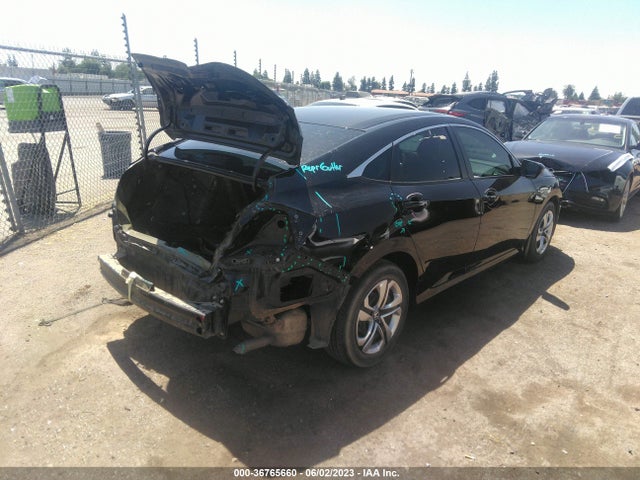 Honda Civic Sedan Lx 2018 2HGFC2F5XJH598614 Image 4