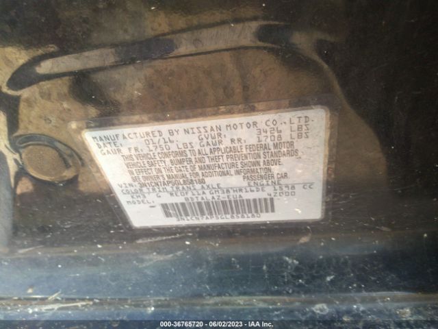 3N1CN7AP5GL858180 Nissan Versa S Plus