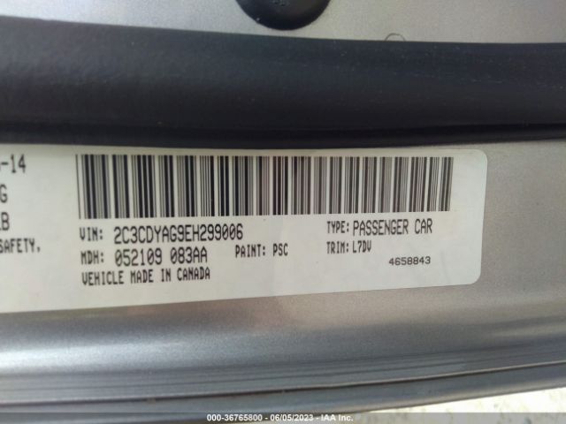 2C3CDYAG9EH299006 Dodge Challenger Sxt