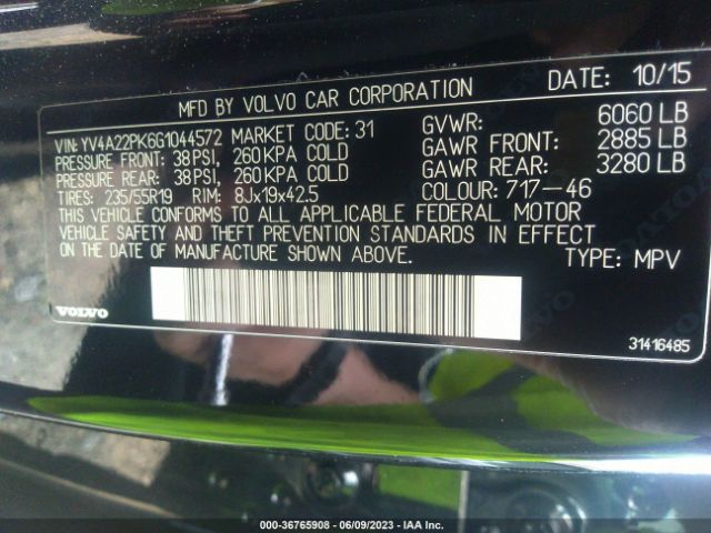 YV4A22PK6G1044572 Volvo Xc90 T6 Momentum
