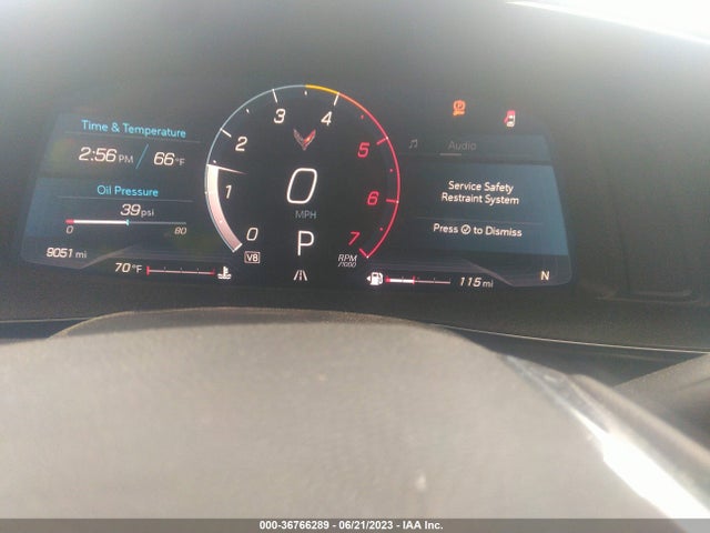 2021 CHEVROLET CORVETTE 1LT VIN: 1G1YA2D47M5124292