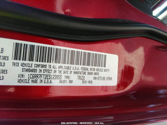 2014 RAM 1500 EXPRESS VIN: 1C6RR7FT2ES123955