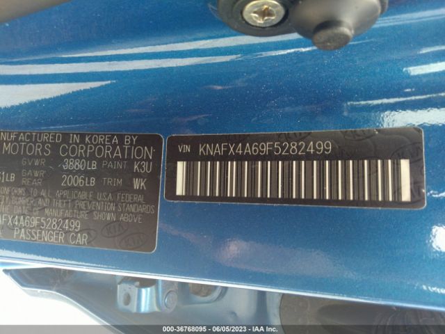 KNAFX4A69F5282499 KIA FORTE LX