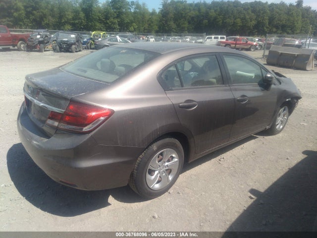 Honda Civic Sedan Lx 2014 2HGFB2F52EH525133 Image 4