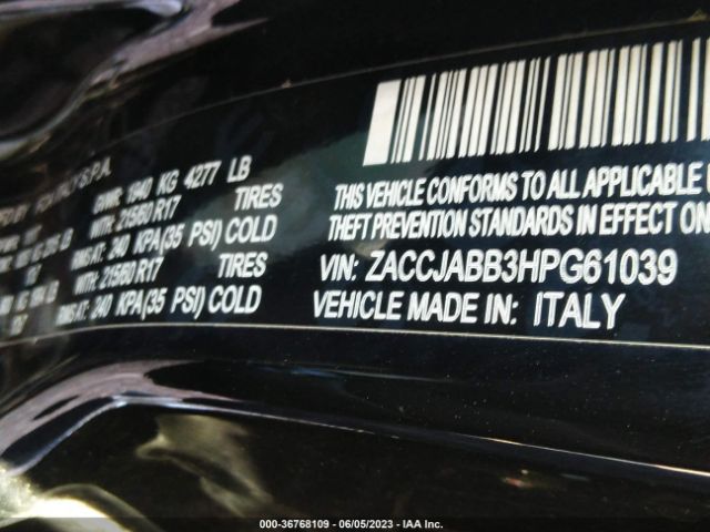 ZACCJABB3HPG61039 Jeep Renegade Latitude