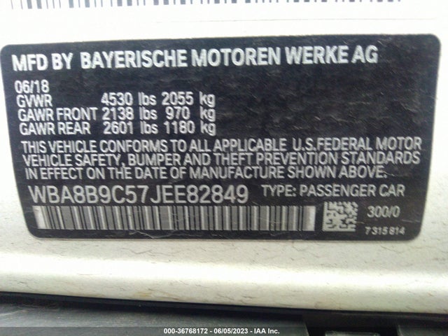 BMW 3 Series 330i 2018 WBA8B9C57JEE82849 Image 11