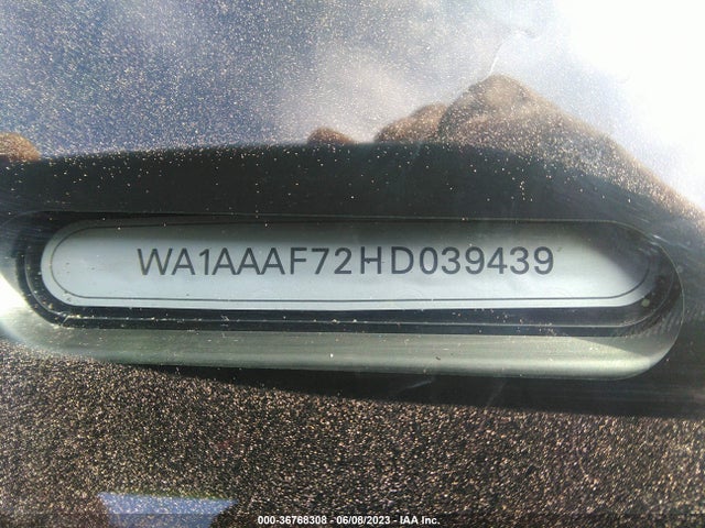 WA1AAAF72HD039439 Audi Q7 PREMIUM