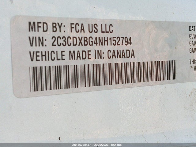 Dodge Charger Sxt 2022 2C3CDXBG4NH152794 Image 9