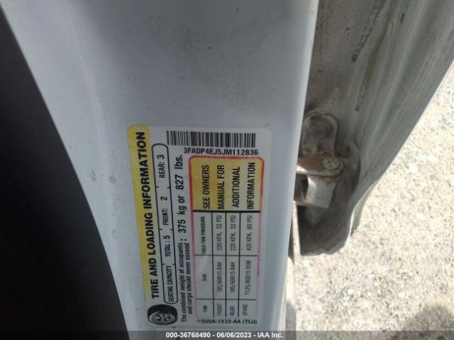 3FADP4EJ5JM112836 Ford FIESTA SE
