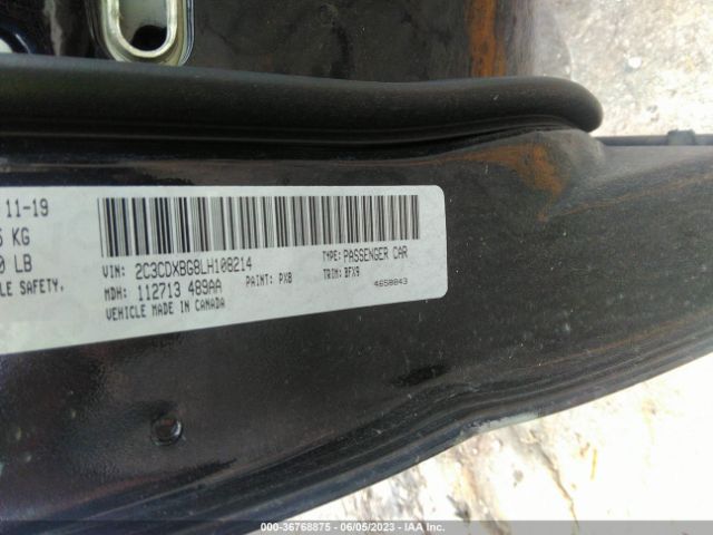 2C3CDXBG8LH108214 Dodge Charger Sxt