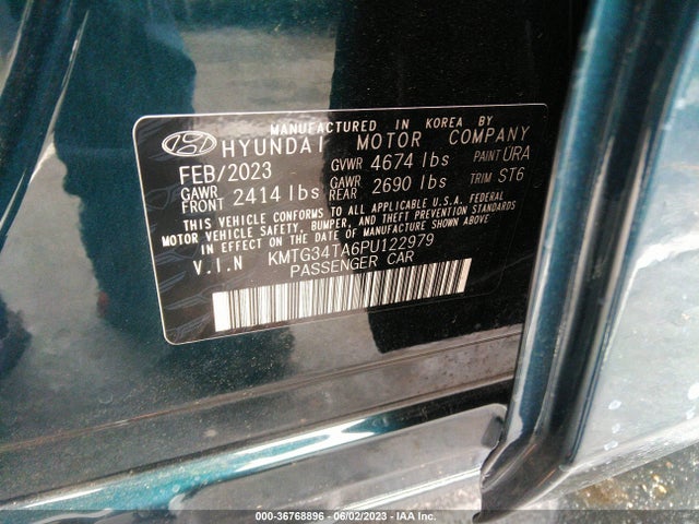 Genesis G70 2.0T 2023 KMTG34TA6PU122979 Image 9