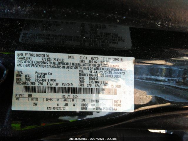 1FADP3J24EL255373 Ford Focus Titanium