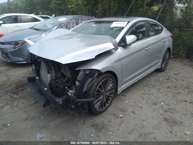2018 HYUNDAI ELANTRA SPORT VIN: KMHD04LB8JU544810