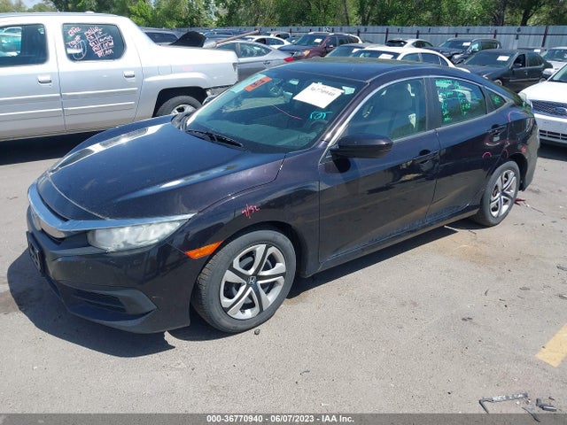 Honda Civic Sedan Lx 2016 2HGFC2F56GH556353 Image 2