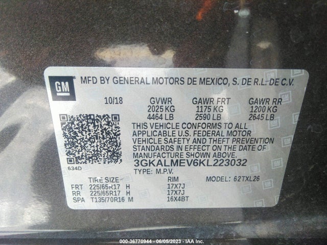 GMC Terrain Sle 2019 3GKALMEV6KL223032 Image 9